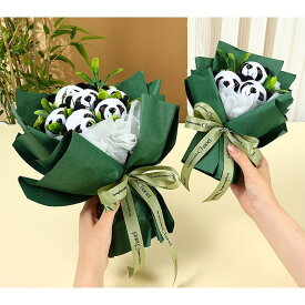 永生花 ソープフラワー ギフト　パンダ 枯れない花 造花 パンダ入り 花束 プレゼントバラ バレンタイン 母の日 お祝い 誕生日 結婚記念日 卒業式 父の日