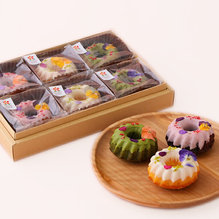 楽天市場 お花のケーキ 6個詰合せ 人気 焼菓子 スイーツ ギフト お取り寄せ 誕生日 手土産 ふるさと納税返礼品 プレゼント プチギフト エディブルフラワー 洋菓子 お中元 詰合せ 可愛い オリジナル お供え イチゴ ケーキ 3000円 美味しい フラワーケーキ お返し お歳暮