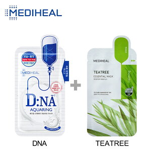 [Mediheal] ���f�B�q�[�� DNA 10�� + TEATREE10��maskpack �G�b�Z���V�����}�X�N�p�b�N 10������2��