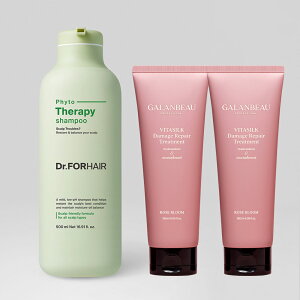 [Dr.Forhair] Phyto Fresh / Therapy Vv[(p / qp) 500ml + [Galanbeau Kr[] r^VN _[W yA g[gg 180ml Zbg ؍Vv[