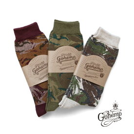 ゴーヘンプ GO HEMP gohemp 靴下 ソックス BRITISH CAMO CREW SOCKS