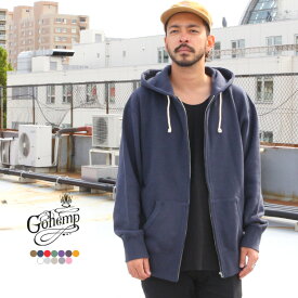 GOHEMP ゴーヘンプ パーカ トップス HEMP ZIP UP HOODY / HEMP SWEAT（Brushed Back）2023AW