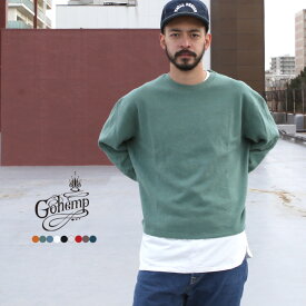 ゴーヘンプ GO HEMP gohemp トップス HEMP BIG CREW / H/C FLEECE