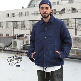 ゴーヘンプ GO HEMP gohemp アウター コーチジャケット TRECK COACH JACKET / JAPANESE PATTERN PATCHWORK