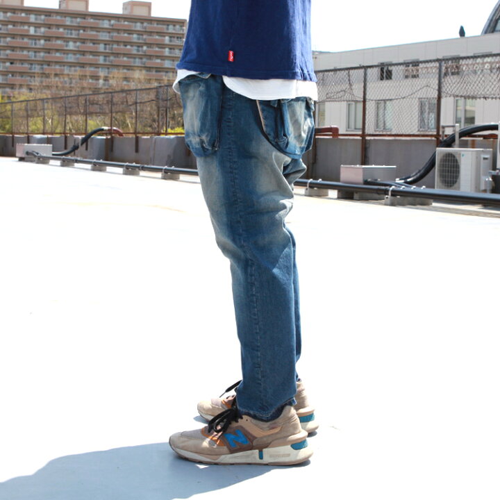 楽天市場】ネイタルデザイン NATAL DESIGN デニム ボトムス パンツ サルエル G55 Sarouel Flap Denim Pants  -REAL DAMAGE- : BrownFloor clothing