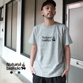 ナチュラルバイシクル Naturalbicycle “EZO BAND LOGO T” Tシャツ 半袖 トップス