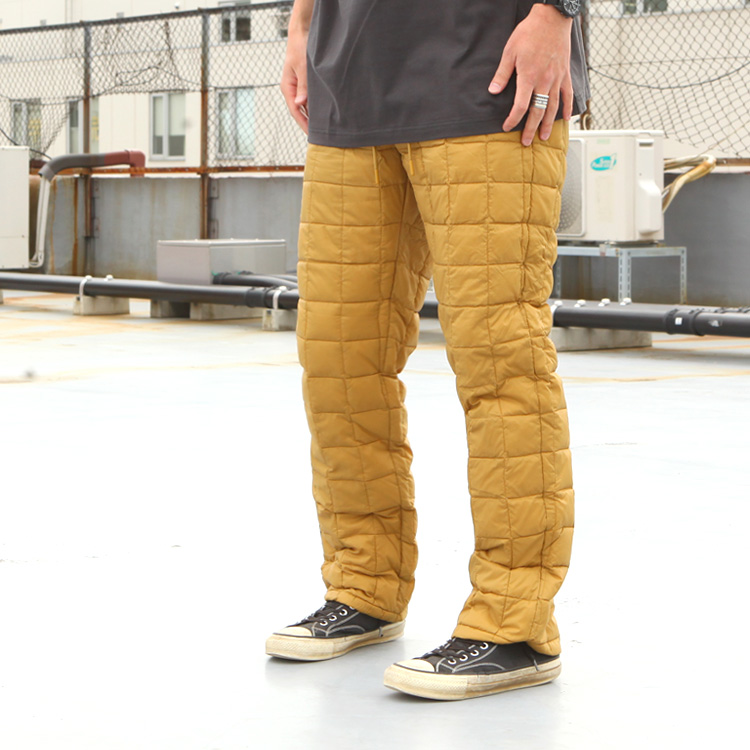 【全品ポイント10倍】TAION タイオン ダウンパンツ DOWN PANTS 2022AW | BrownFloor clothing
