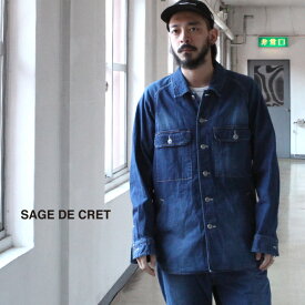 サージュデクレ SAGE DE CRET シャツ ジャケット 8ozデニム シャツジャケット