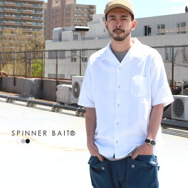 スピナーベイト Spinner Bait トップス シャツ オープンカラー S/SLシャツ アメリカンドライカノコ