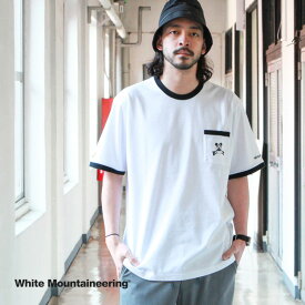 ホワイトマウンテニアリング White Mountaineering Tシャツ WM POCKET RINGER T-SHIRT/DISNEY