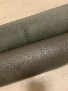 ダークグレー 221ds クロム革 牛革 イタリア レザー シボ型押し はぎれ 一枚革 レザークラフト 革 皮 本革 diy 生地 材料