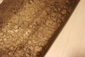 ブロンズ系 164ds コンビヌメ革 牛革 イタリア レザー クラッキング加工 はぎれ 一枚革 レザークラフト 革 皮 本革 diy 生地 材料