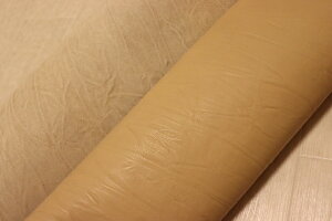 オークルブラウン 204ds クロム革 牛革 イタリア レザー 絞り型押し はぎれ 一枚革 レザークラフト 革 皮 本革 diy 生地 材料