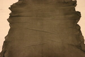 オリーブ 82ds クロム革 牛革 イタリア レザー 吟すり加工 はぎれ 一枚革 レザークラフト 革 皮 本革 diy 生地 材料