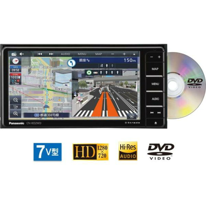 楽天市場】【バックカメラセット】CN-HE02WD＋CY-RC110KD パナソニック 
