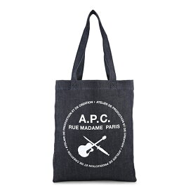 【最大5000円クーポン対象4/23まで】アーペーセー トートバッグ A.P.C. ギターポワニャール COCSX M61441 IAI ユニセックス ブルー系 青 ホワイト 白