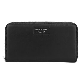 【最大5,000円OFFクーポン対象】アルマーニ 長財布(ラウンドファスナー) ARMANI マイイーエー Y3H168 Y478E 80001 ユニセックス ブラック 黒