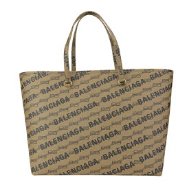 【max5000円引きクーポン4/2 14:00まで】バレンシアガ トートバッグ BALENCIAGA シグネチャー 702703 210HA 2762 ユニセックス ベージュ