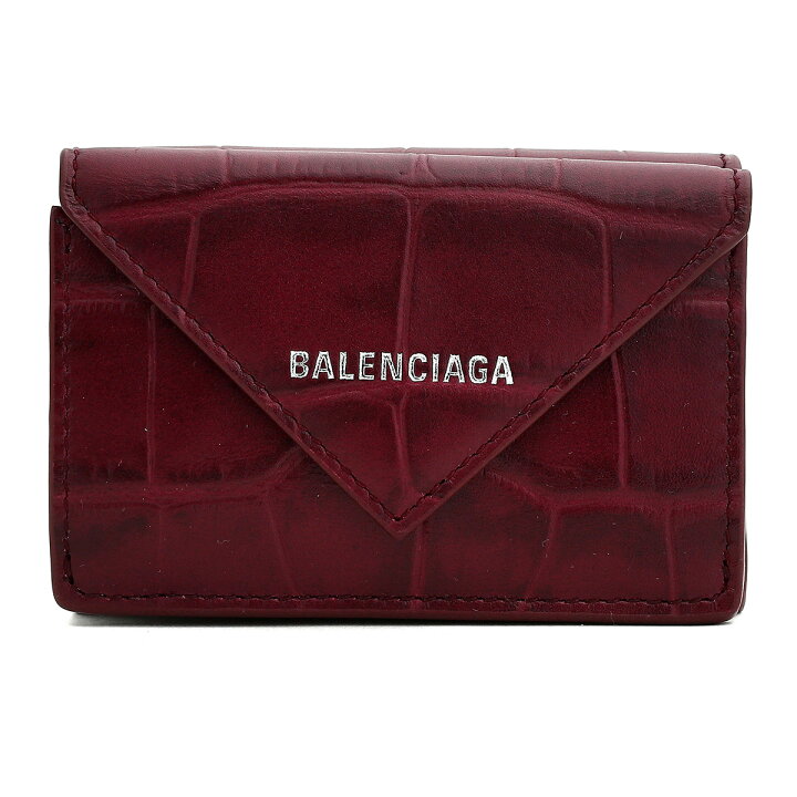 楽天市場】バレンシアガ 3つ折り財布 BALENCIAGA ペーパー 391446 