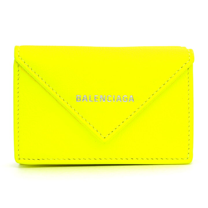 楽天市場】バレンシアガ 3つ折り財布 BALENCIAGA ペーパー 391446 