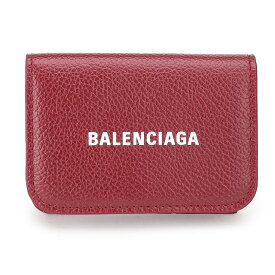 【1,000円OFFクーポン】バレンシアガ 3つ折り財布 BALENCIAGA キャッシュ 593813 1IZI3 6091 ユニセックス レッド 赤