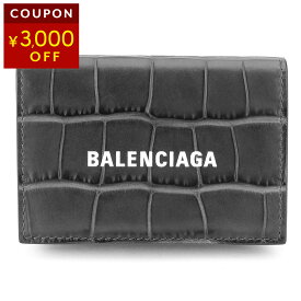 バレンシアガ 3つ折り財布 BALENCIAGA キャッシュ 594312 1ROP3 1309 ユニセックス ブラック 黒【1万円で1,000円OFF★最大5,000円OFFクーポン配布中】