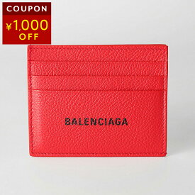バレンシアガ カードケース BALENCIAGA キャッシュ 683658 1IZI3 6560 ユニセックス レッド 赤【1万円で1,000円OFF★最大5,000円OFFクーポン配布中】