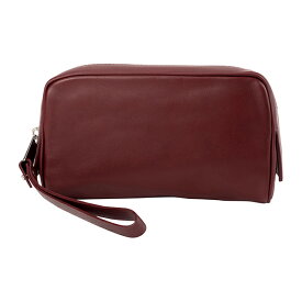 【10%OFF★楽天スーパーSALE対象】ボッテガヴェネタ ポーチ BOTTEGA VENETA レザー MIDIUM TOILETRY CASE 575557 VBIUO 6337 ユニセックス ワインレッド