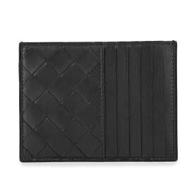 【max5000円引きクーポン4/2 14:00まで】ボッテガヴェネタ カードケース BOTTEGA VENETA イントレチャート カードホルダー 608088 VCPP3 8803 ユニセックス ブラック 黒