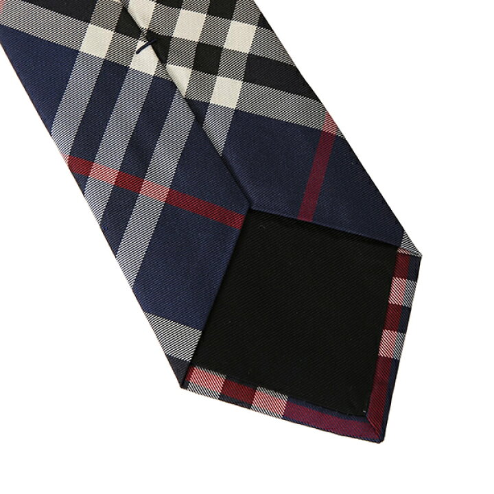 バーバリー ネクタイ BURBERRY モダンカット 8002113 A1960 メンズ ネイビー 紺 ブランドストリートリング L31 Burberry バーバリー ネクタイ