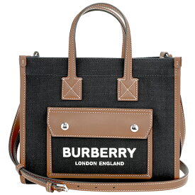 【max5000円引きクーポン4/2 14:00まで】バーバリー トートバッグ BURBERRY ロゴプリント 8055749 B1051 レディース ブラック 黒