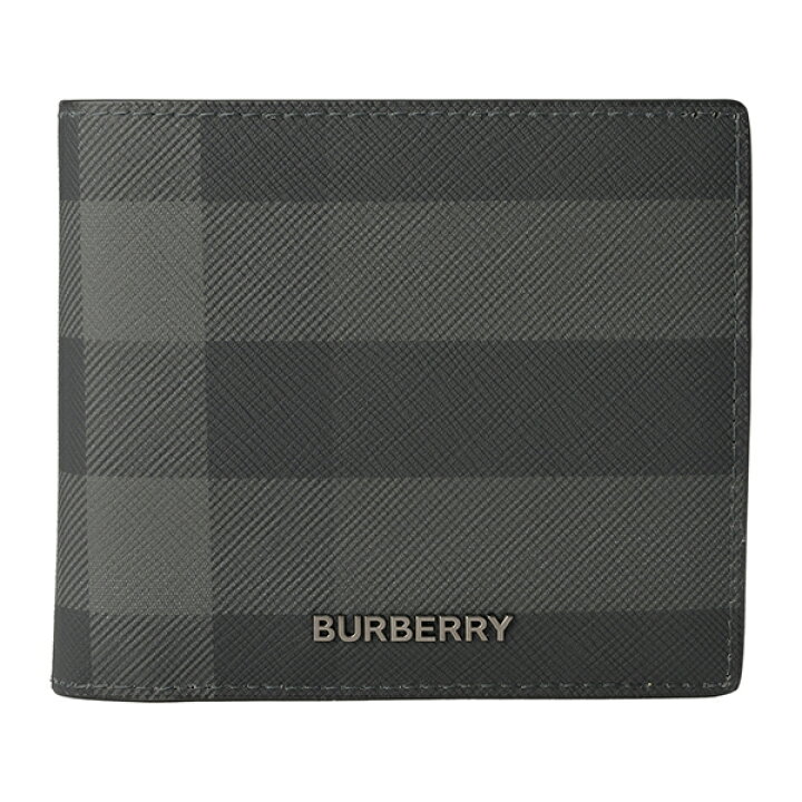 楽天市場】バーバリー 2つ折り財布 BURBERRY チャコールチェック  
