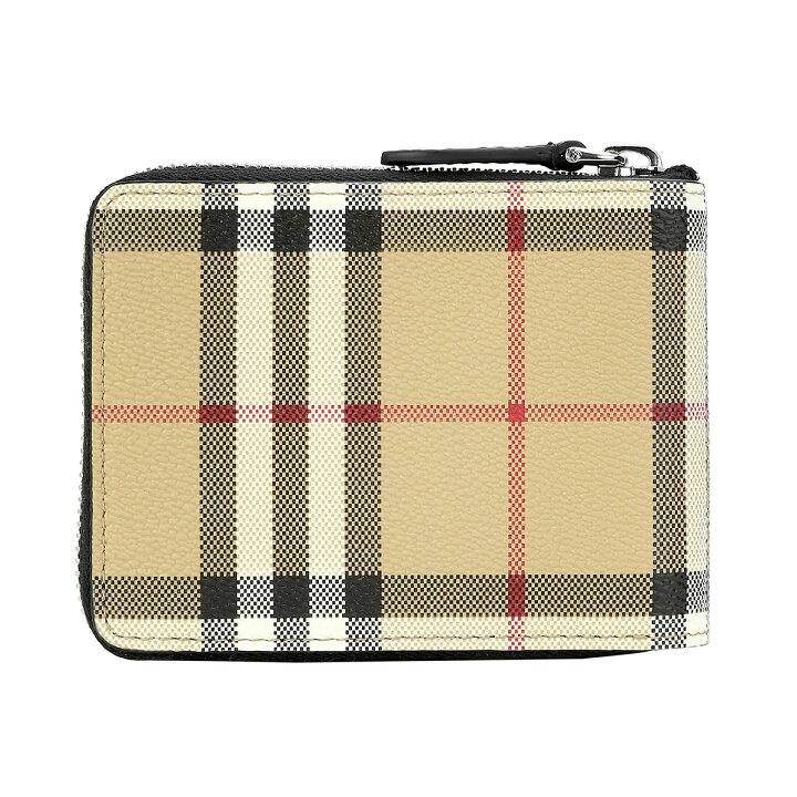 楽天市場】バーバリー 2つ折り財布 BURBERRY チェック＆レザー 8071081