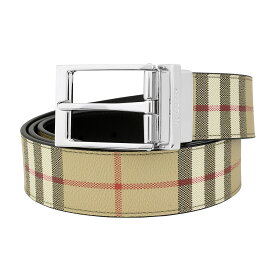 【max5000円引きクーポン4/2 14:00まで】バーバリー ベルト BURBERRY ヴィンテージチェック 8072333 A7468 メンズ ベージュ