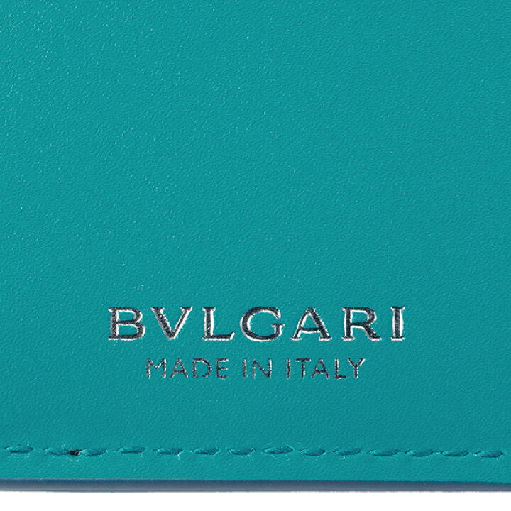 楽天市場 ブルガリ 2つ折り財布 Bvlgari メンズ ブルー 青 送料無料 ブランドストリートリング