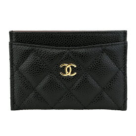 シャネル カードケース CHANEL キャビアスキン CHANEL CARD CASEレディース ブラック 黒