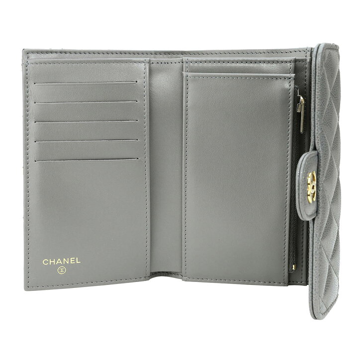 楽天市場】シャネル 2つ折り財布 CHANEL キャビアスキン CHANEL FLAP 