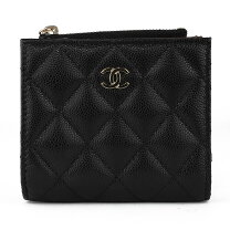 楽天市場】シャネル chanel 二つ折り財布 キャビアスキン（レディース 