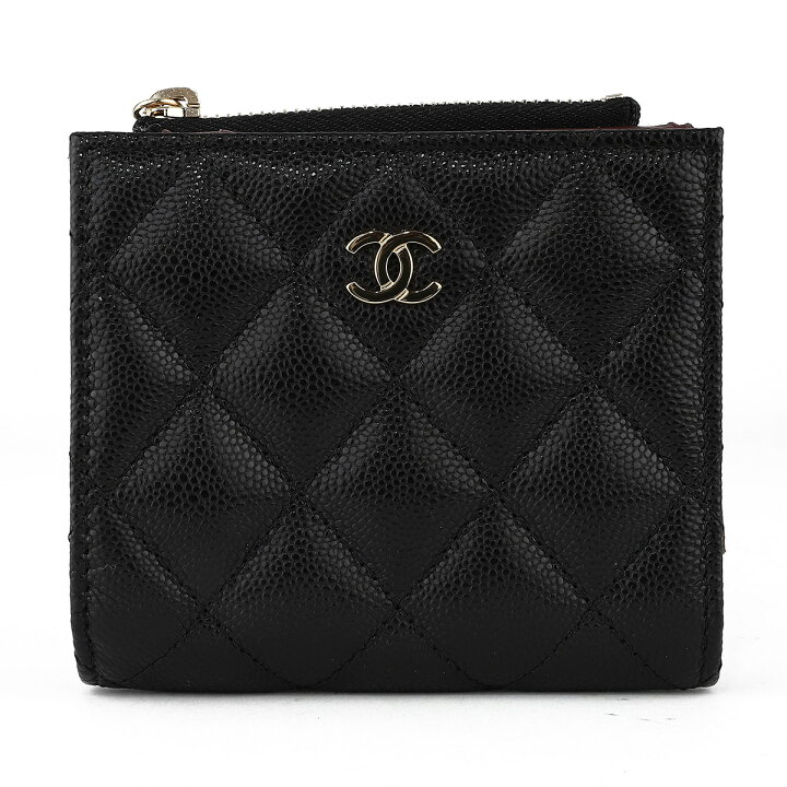 楽天市場】シャネル 2つ折り財布 CHANEL キャビアスキン CHANEL BIFOLD 