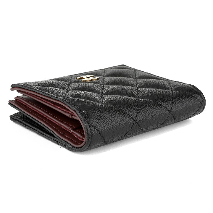 楽天市場】シャネル 2つ折り財布 CHANEL キャビアスキン CHANEL BIFOLD