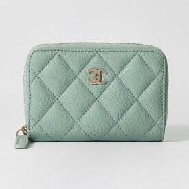 シャネル コインケース CHANEL キャビアスキン CHANEL COIN CASE レディース ミントグリーン【10,000円OFF★決算クーポン】