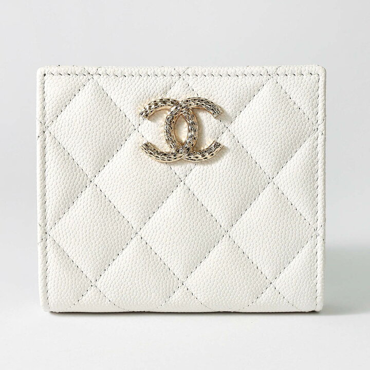 楽天市場】シャネル 2つ折り財布 CHANEL キャビアスキン CHANEL SMALL  