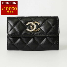 シャネル カードケース CHANEL ラムスキン CARD CASE レディース ブラック 黒【10,000円OFF★決算クーポン】
