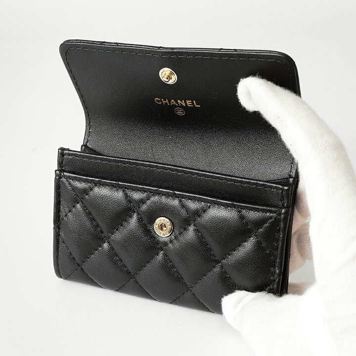 楽天市場】シャネル カードケース CHANEL ラムスキン CARD CASE 