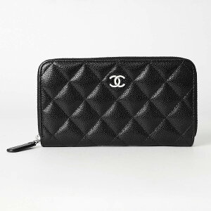 シャネル(CHANEL) キャビアスキン(Caviarskin) 中古 レディース長財布  