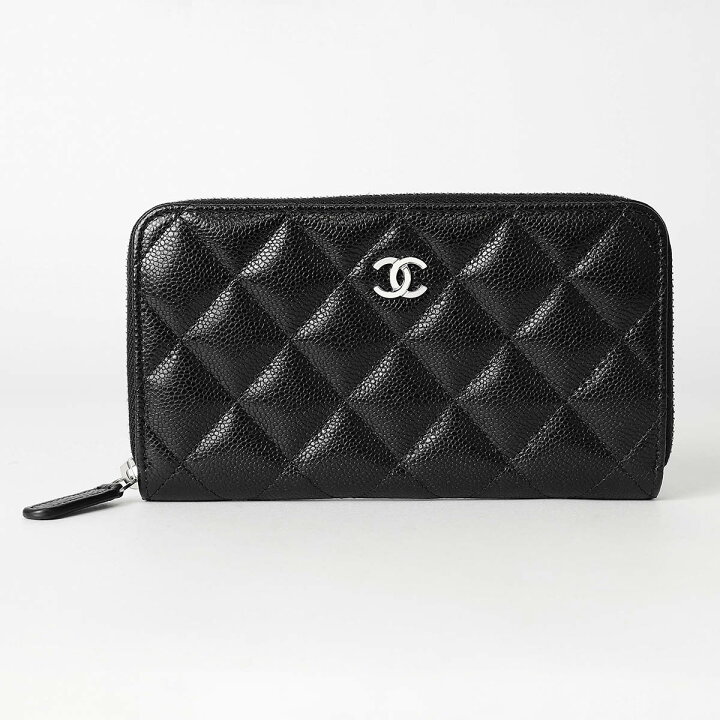 楽天市場】シャネル 長財布(ラウンドファスナー) CHANEL キャビア  