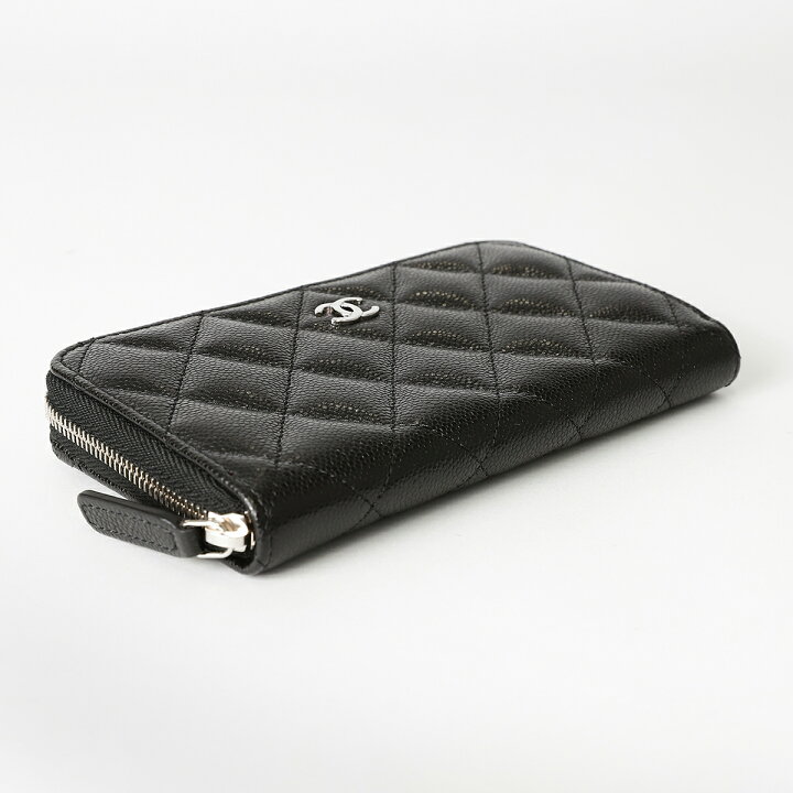 楽天市場】シャネル 長財布(ラウンドファスナー) CHANEL キャビア 