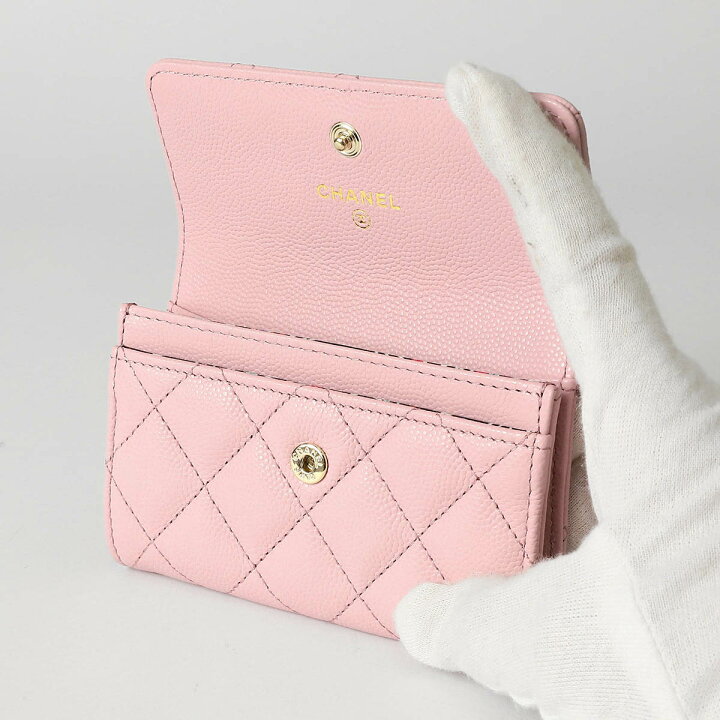 楽天市場】シャネル カードケース CHANEL キャビアスキン CARD CASE 