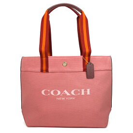 【P10倍4/25限定さらに最大5000円クーポン対象】コーチ トートバッグ COACH コーチプリント C8293 IMTVT レディース ピンク レッド ゴールド