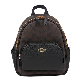 【最大5,000円OFFクーポン】コーチ リュックサック COACH シグネチャー C8604 IMAA8 レディース ブラウン 茶 ブラック 黒